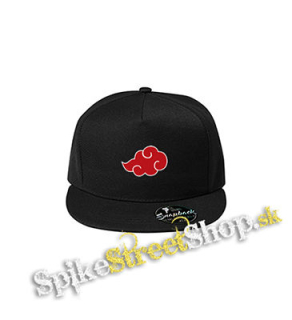 NARUTO - Akatsuki Obláčik - čierna šiltovka model "Snapback"