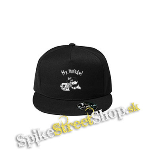 NO POČKAJ ZAJAC - Motív 1 - čierna šiltovka model "Snapback"