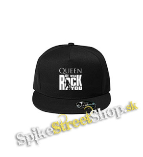 QUEEN - We Will Rock You - čierna šiltovka model "Snapback"