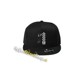 SKA - Tancujúca Postavička - čierna šiltovka model "Snapback"