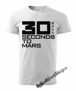 30 SECONDS TO MARS - Big Logo - biele pánske tričko