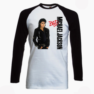 MICHAEL JACKSON - Bad - pánske tričko s dlhými rukávmi