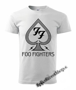 FOO FIGHTERS - Logo - biele pánske tričko