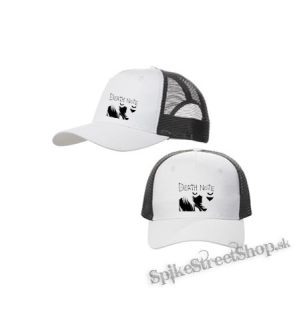 DEATH NOTE - Logo And Portrait - bieločierna sieťkovaná šiltovka model "Trucker Cap"