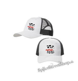 DEPECHE MODE - Spirit Cover - bieločierna sieťkovaná šiltovka model "Trucker Cap"