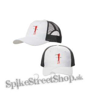 DEPECHE MODE - Walking In My Shoes - bieločierna sieťkovaná šiltovka model "Trucker Cap"