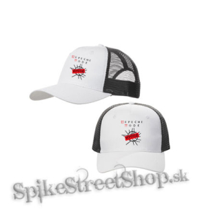 DEPECHE MODE - Wrong - bieločierna sieťkovaná šiltovka model "Trucker Cap"