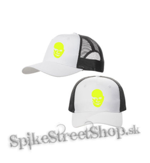 FANTOMAS - bieločierna sieťkovaná šiltovka model "Trucker Cap"