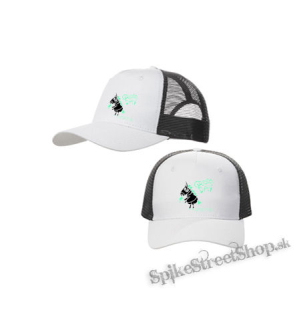 GREEN DAY - Green Father Of All Motherfuckers - bieločierna sieťkovaná šiltovka model "Trucker Cap"