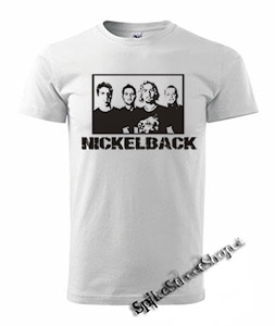NICKELBACK - Band - biele pánske tričko