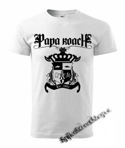 PAPA ROACH - Logo - biele pánske tričko