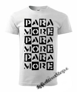 PARAMORE - Boxes - biele pánske tričko