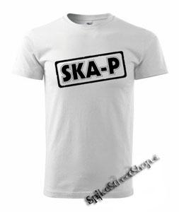 SKA-P - Logo - biele pánske tričko