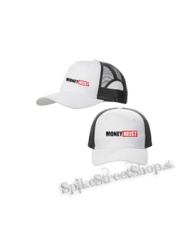 LA CASA DE PAPEL - Money Heist - bieločierna sieťkovaná šiltovka model "Trucker Cap"