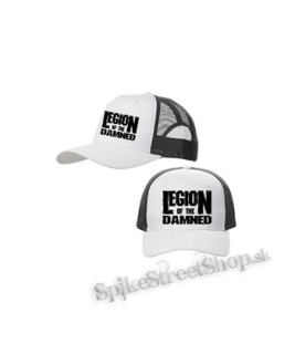 LEGION OF THE DAMNED - Logo - bieločierna sieťkovaná šiltovka model "Trucker Cap"