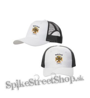 MOTORHEAD - Best Of - bieločierna sieťkovaná šiltovka model "Trucker Cap"