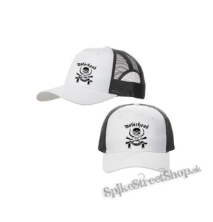 MOTORHEAD - March Or Die White - bieločierna sieťkovaná šiltovka model "Trucker Cap"