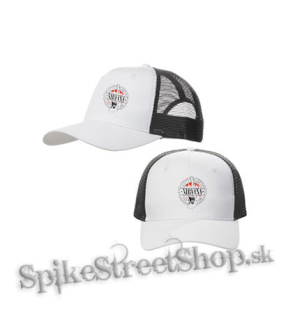 NIRVANA - Since 1988 - bieločierna sieťkovaná šiltovka model "Trucker Cap"