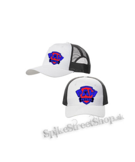 PAW PATROL - LABKOVÁ PATROLA - Logo Color - bieločierna sieťkovaná šiltovka model "Trucker Cap"