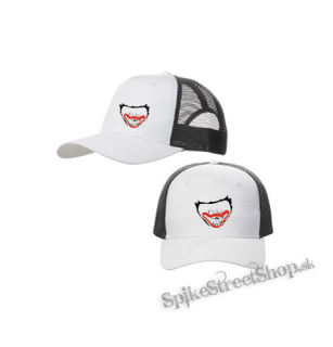 POPPY PLAYTIME - Smile - bieločierna sieťkovaná šiltovka model "Trucker Cap"