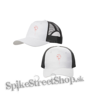 RAMMSTEIN - Liebe Ist Fur Alle Da - bieločierna sieťkovaná šiltovka model "Trucker Cap"