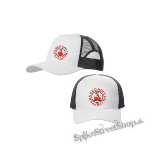 RED HOT CHILI PEPPERS - Duck Logo - bieločierna sieťkovaná šiltovka model "Trucker Cap"
