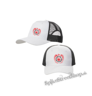 RED HOT CHILI PEPPERS - Wings Logo - bieločierna sieťkovaná šiltovka model "Trucker Cap"