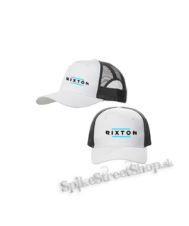 RIXTON - Logo - bieločierna sieťkovaná šiltovka model "Trucker Cap"