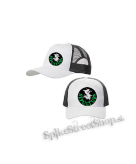 SEPULTURA - Brasil - bieločierna sieťkovaná šiltovka model "Trucker Cap"