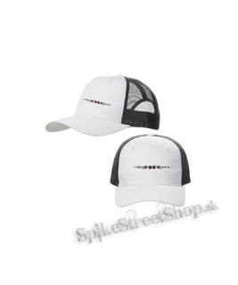 SIRRAH - Logo - bieločierna sieťkovaná šiltovka model "Trucker Cap"