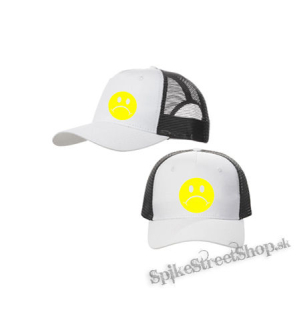SMUTNÍK - bieločierna sieťkovaná šiltovka model "Trucker Cap"