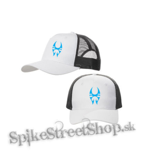SOULFLY - Blue Crest - bieločierna sieťkovaná šiltovka model "Trucker Cap"