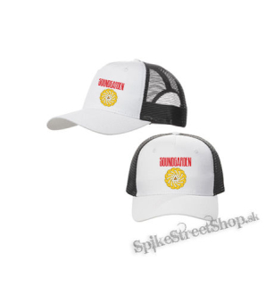 SOUNDGARDEN - Badmotorfinger Color - bieločierna sieťkovaná šiltovka model "Trucker Cap"