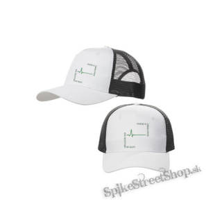 TYPE O NEGATIVE - Life Is Killing Me - bieločierna sieťkovaná šiltovka model "Trucker Cap"