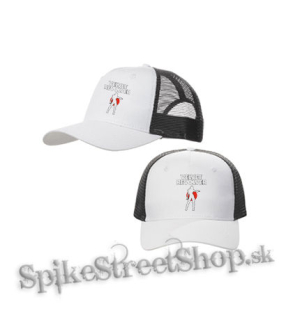 VELVET REVOLVER - Logo - bieločierna sieťkovaná šiltovka model "Trucker Cap"