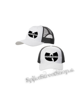 WU TANG CLAN - Logo - bieločierna sieťkovaná šiltovka model "Trucker Cap"