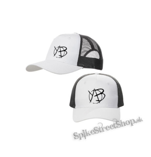 YUNGBLUD - Crest - bieločierna sieťkovaná šiltovka model "Trucker Cap"