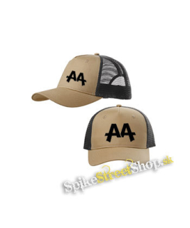 ASKING ALEXANDRIA - Crest - pieskovočierna sieťkovaná šiltovka model "Trucker Cap"
