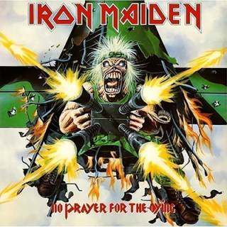 Fotonášivka IRON MAIDEN - No Prayer For The Dying Vinyl Pocture Disk Cover