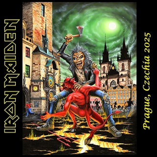 Fotonášivka IRON MAIDEN - Praque - Czechia 2025