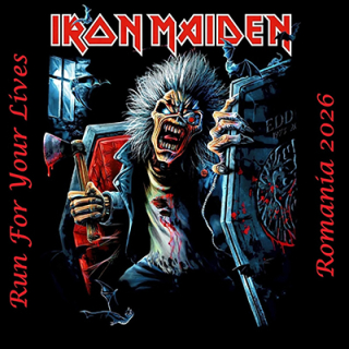 Fotonášivka IRON MAIDEN - Run For Your Lives - Romania 2026