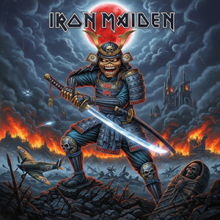 Fotonášivka IRON MAIDEN - Senjutsu Eddie Samurai Poster Motive 3