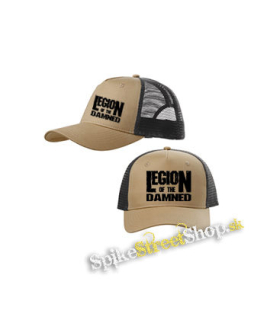 LEGION OF THE DAMNED - Logo - pieskovočierna sieťkovaná šiltovka model "Trucker Cap"