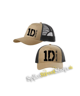 ONE DIRECTION - Logo - pieskovočierna sieťkovaná šiltovka model "Trucker Cap"