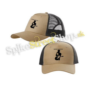 SHAWN MENDES - Rose Portrait - pieskovočierna sieťkovaná šiltovka model "Trucker Cap"