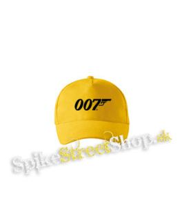 AGENT JAMES BOND 007 - Symbol - žltá šiltovka