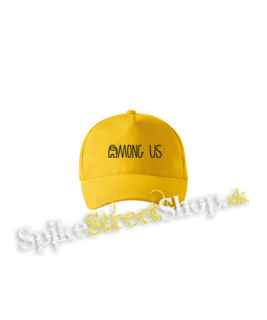 AMONG US - Logo - žltá šiltovka