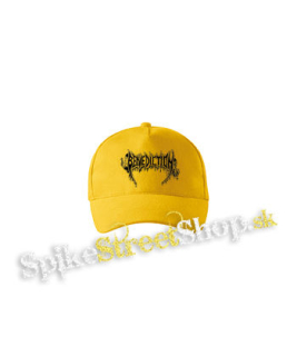 BENEDICTION - Logo - žltá šiltovka