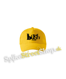 BUSH - Logo - žltá šiltovka