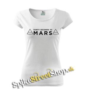 30 SECONDS TO MARS - Logo - biele dámske tričko